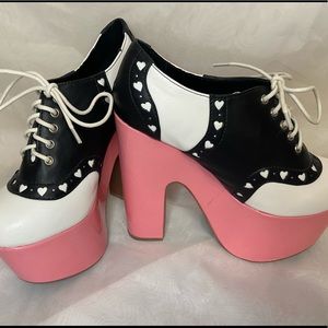 Sugar Thrillz Peggysue Platform Heels